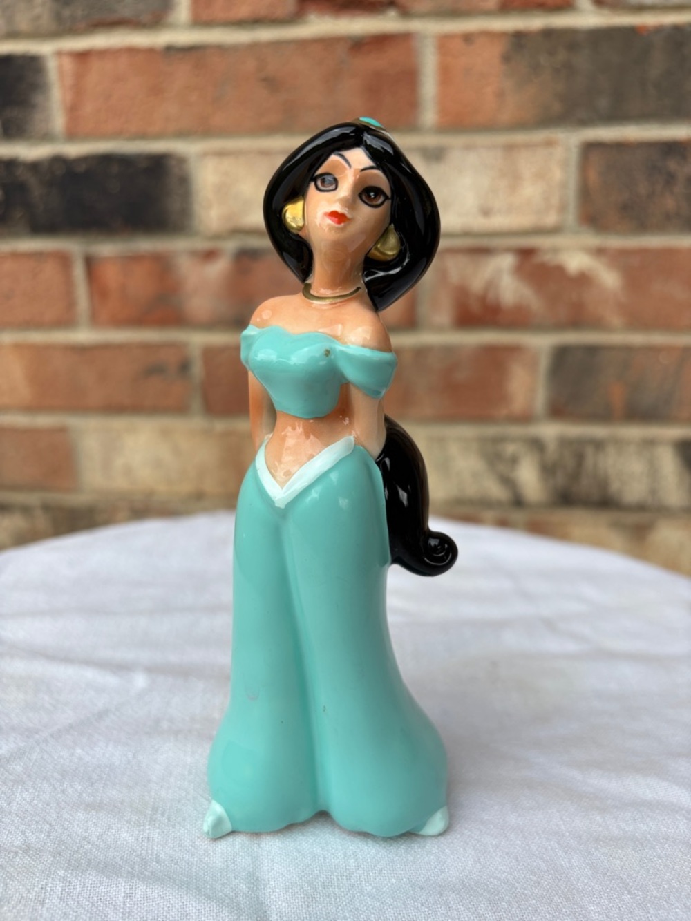 Vintage Disney Princess Jasmine from Aladdin ceramic figurine